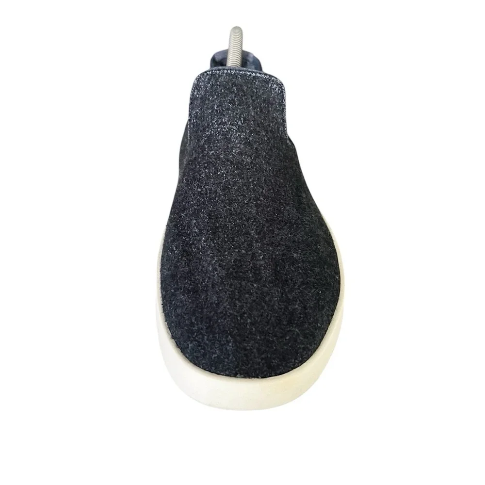 Allbirds Wool Loungers‎ Mens 9 Navy Blue Charcoal Merino Wool Slip On Sneakers